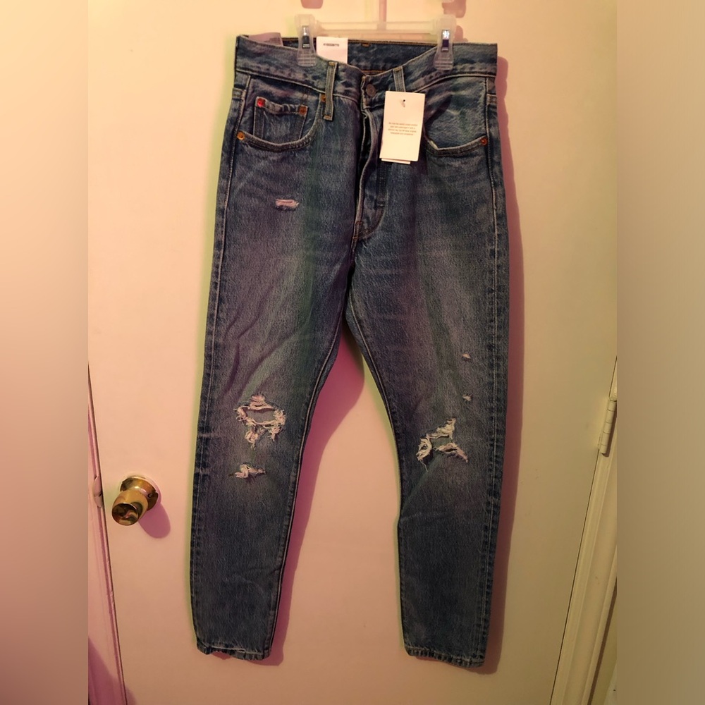 Levis 501 womens skinny jeans